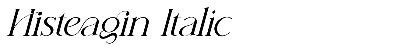 Histeagin Italic